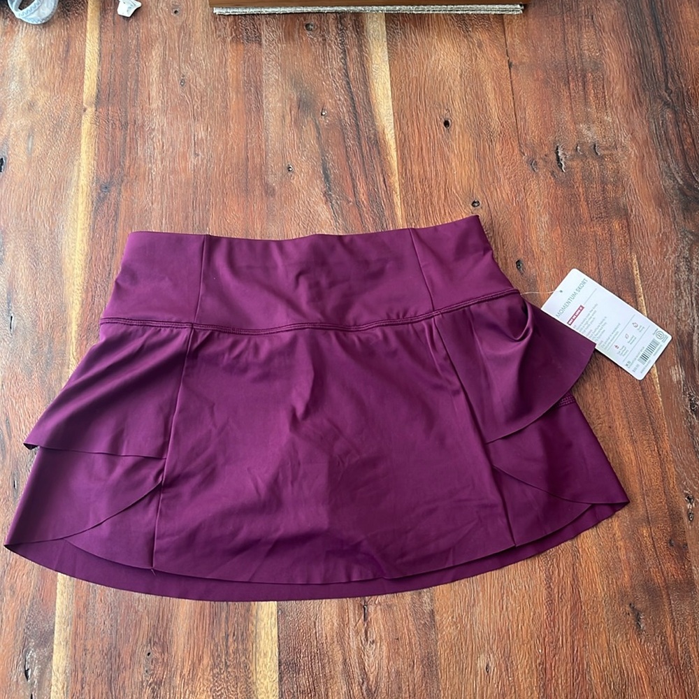 Athleta momentum skort size extra small, material: 83% recycled poly 17% spandex